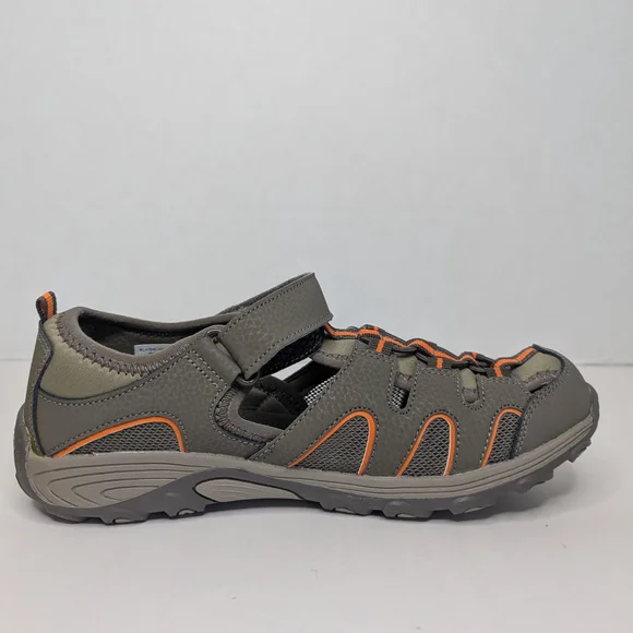 Merrell Hydro H2O Sandals Boy's Size 5 Gray & Orange - Picture 7 of 14